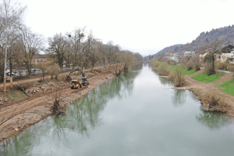 Bau Ufer Neugestaltung