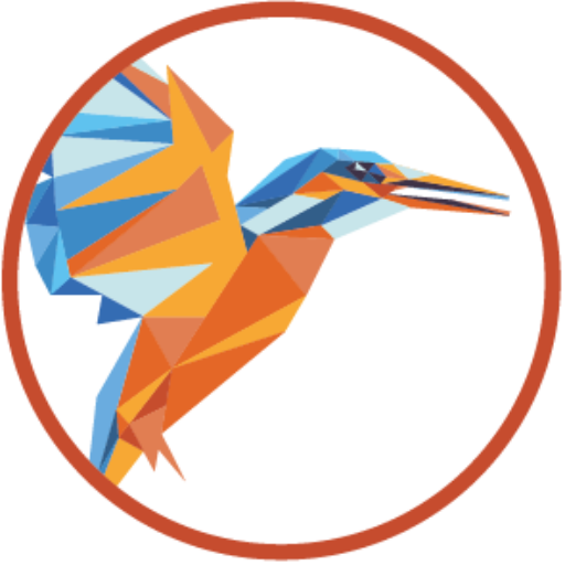 Icon Eisvogel Farbig